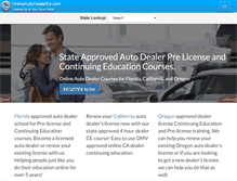 Tablet Screenshot of onlineautodealered.com